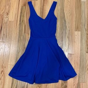 Cross Back Skater Dress, Size M